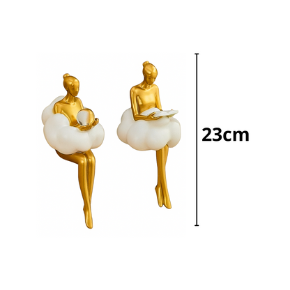 Escultura Contemporânea e Abstrata Boneca Delicada