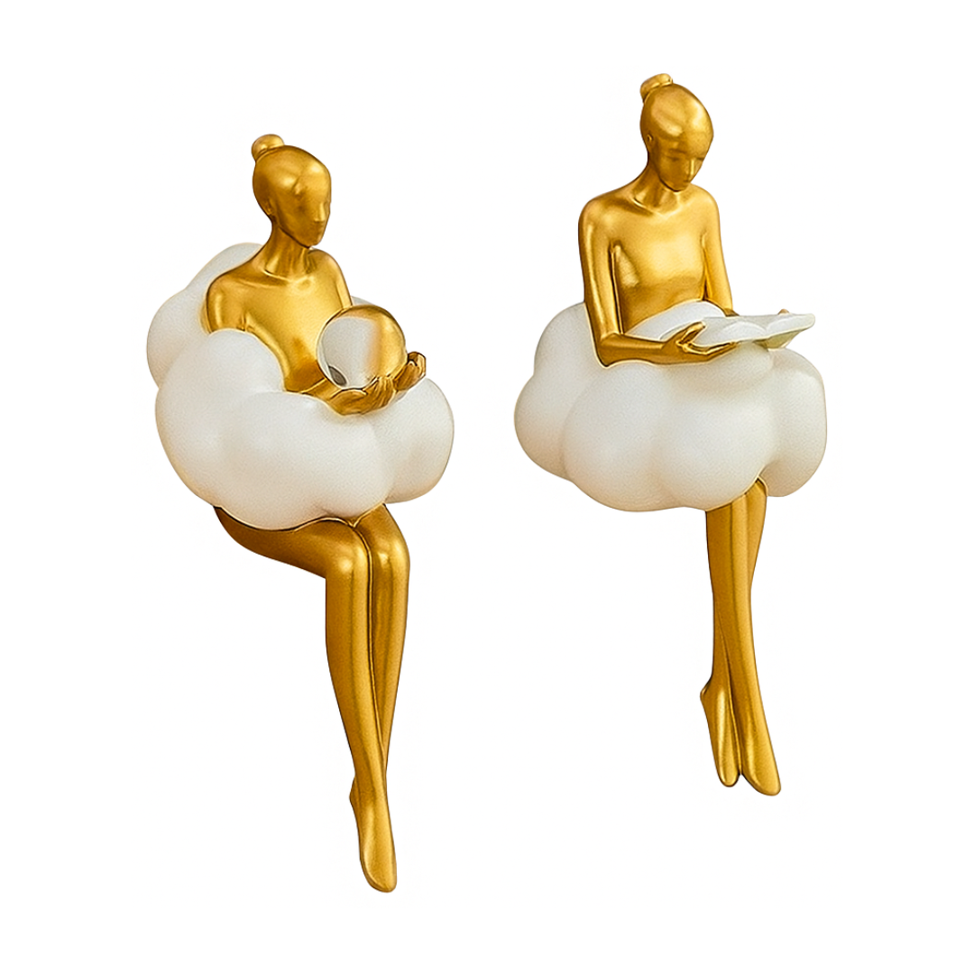 Escultura Contemporânea e Abstrata Boneca Delicada