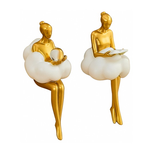 Escultura Contemporânea e Abstrata Boneca Delicada