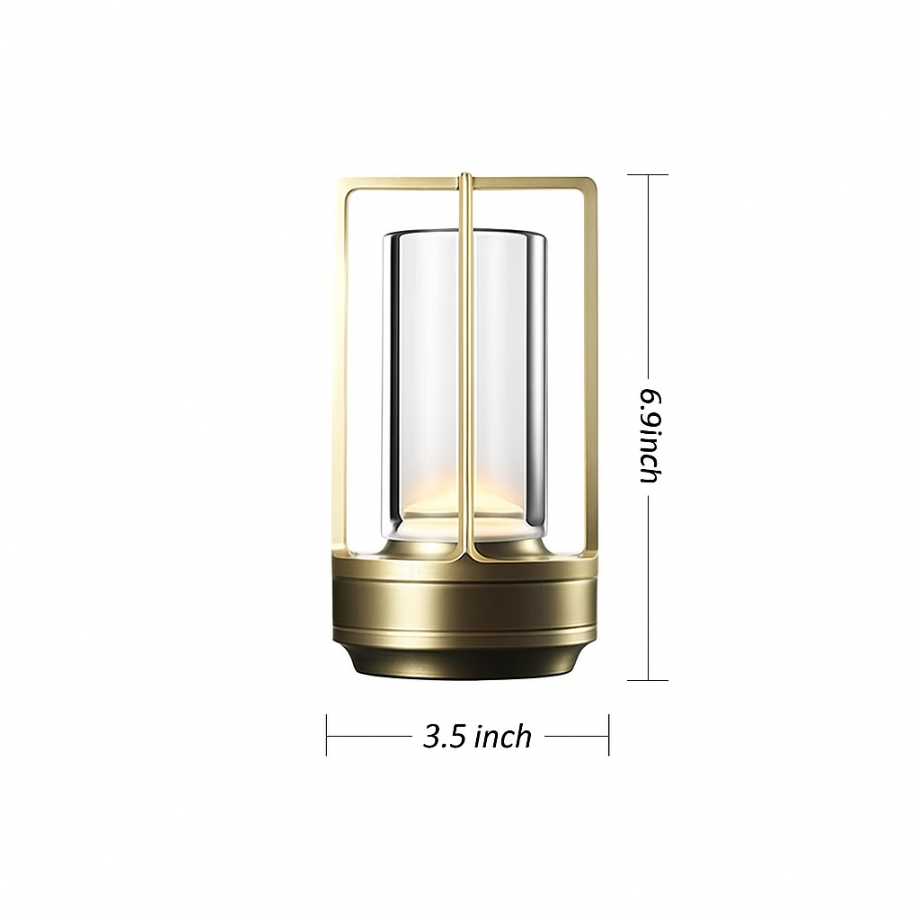 Crystal Atmosphere Touch Table Lamp – LED Bedside & Desk Light