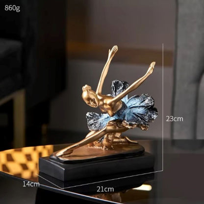Escultura Decorativa Abstrata Bailarinas Resina - 0013 Conceito 3 