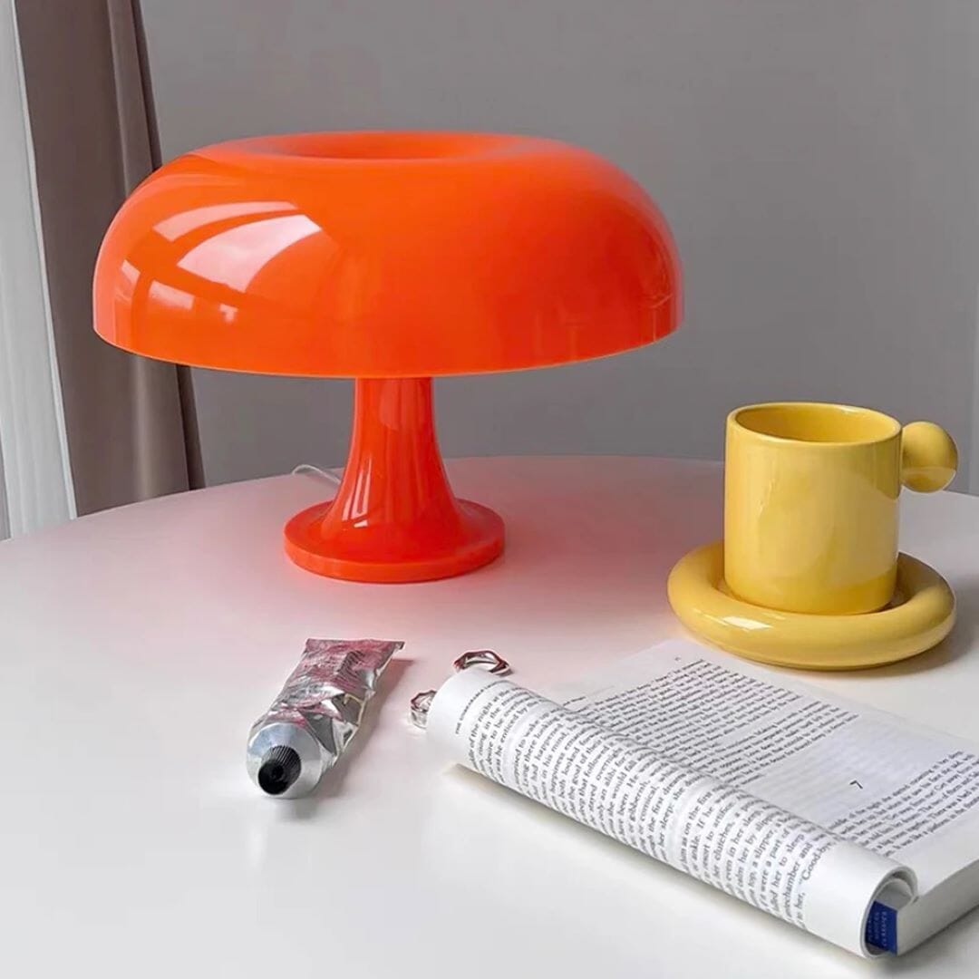 Luminária Abajur de Mesa Cogumelo Led com Níveis de Intensidade Abajur - 0065 Conceito 