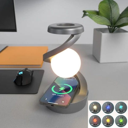 Luminária Abajur de Mesa Flying 3D Recarregamento Sem fio e RGB Abajur - 0042 Conceito 