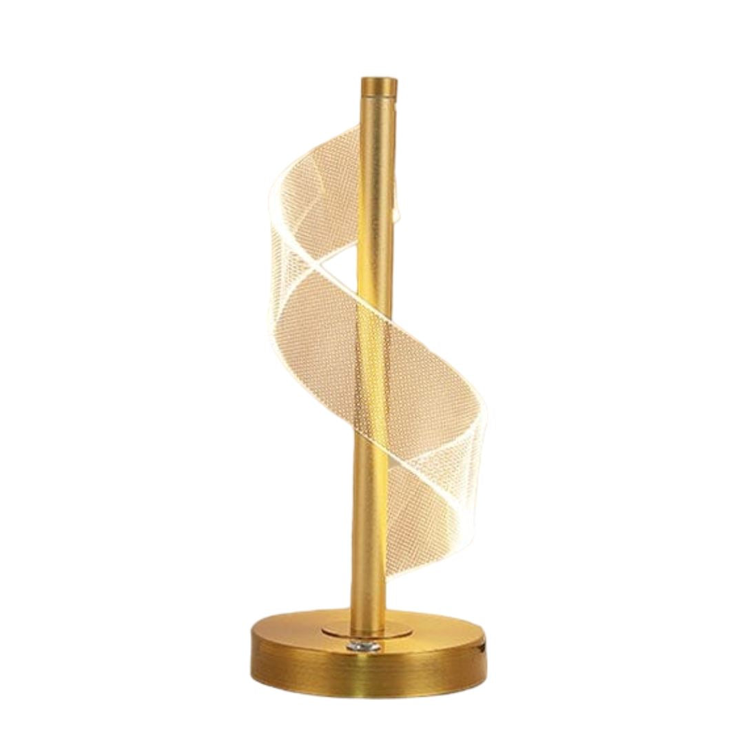 Luminária Abajur de Mesa Touch em Espiral Acrílico Abajur - 0014 Conceito 