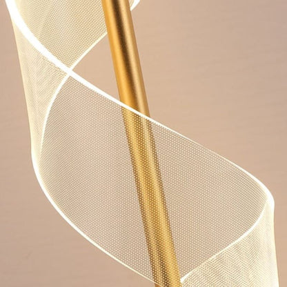 Luminária Abajur de Mesa Touch em Espiral Acrílico Abajur - 0014 Conceito 