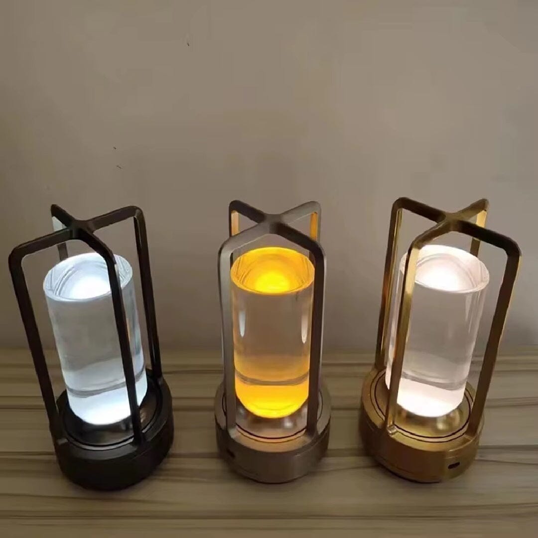 Luminária Atmosfera Crystal Touch LED Abajur - 0028 YuDome 