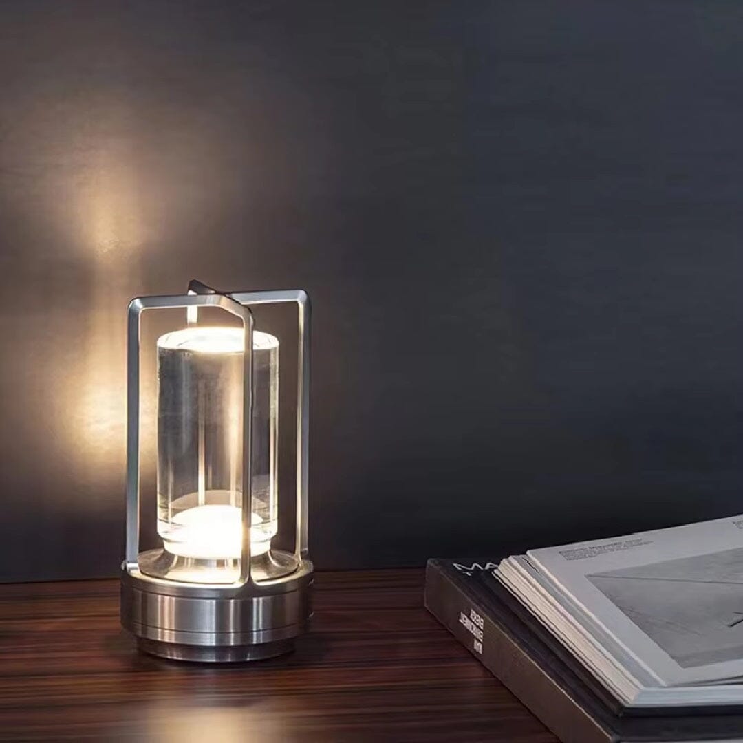 Luminária Atmosfera Crystal Touch LED Abajur - 0028 YuDome 
