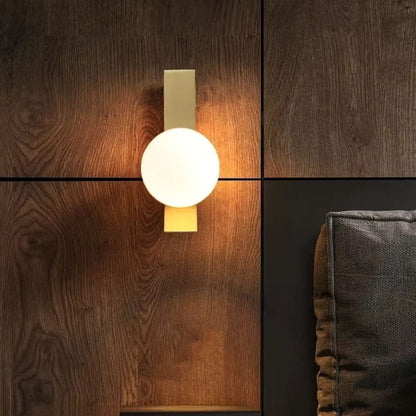 Luminária Luxuosa Arandela de Parede Esfera Clean em Led Arandela - 0031 YuDome 