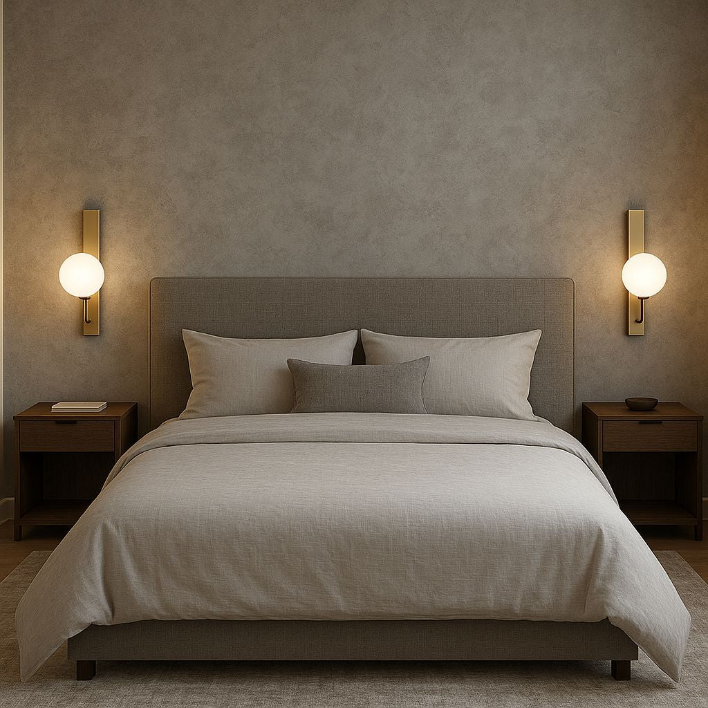 Luminária Luxuosa Arandela de Parede Esfera Clean em Led Arandela 0055 Conceito 