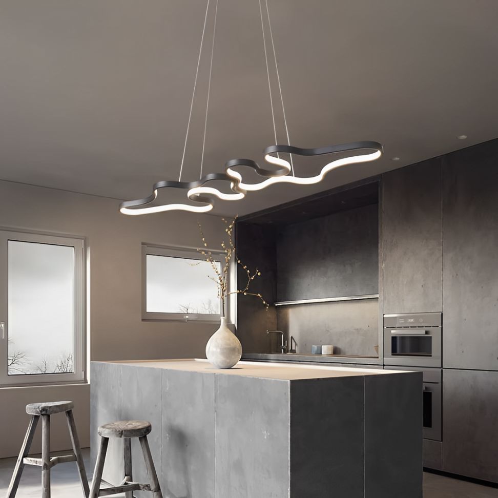 Lustre Pendente de Luxo Orgânico Essenza 90cm Conceito 