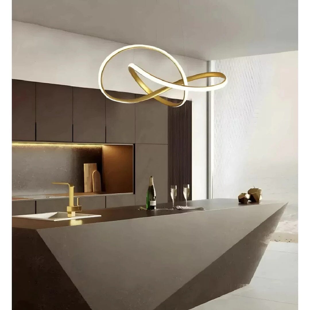 Lustre Pendente Elegance Twist em Led ### Conceito 