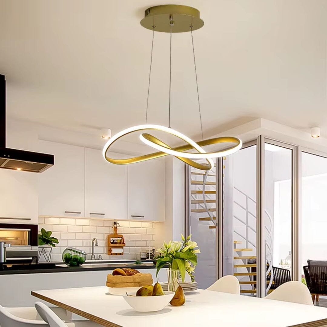 Lustre Pendente Elegance Twist em Led ### Conceito 