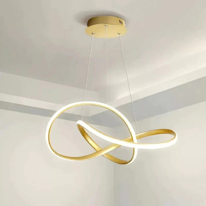Lustre Pendente Elegance Twist em Led ### Conceito 