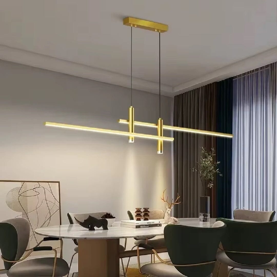 Lustre Pendente Linear Elegance em Led ### Conceito 