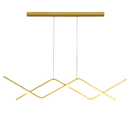 Lustre Pendente Wave Line II em Led Lustre - 0019 Conceito 