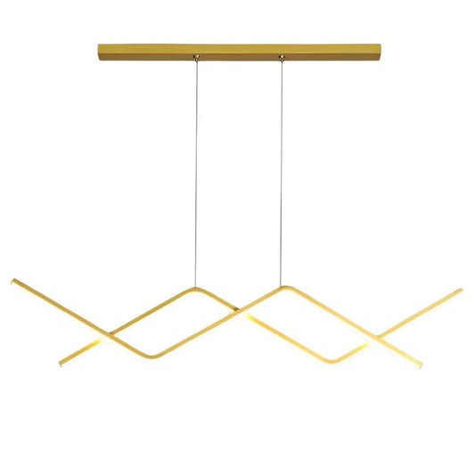 Lustre Pendente Wave Line II em Led Lustre - 0019 Conceito 