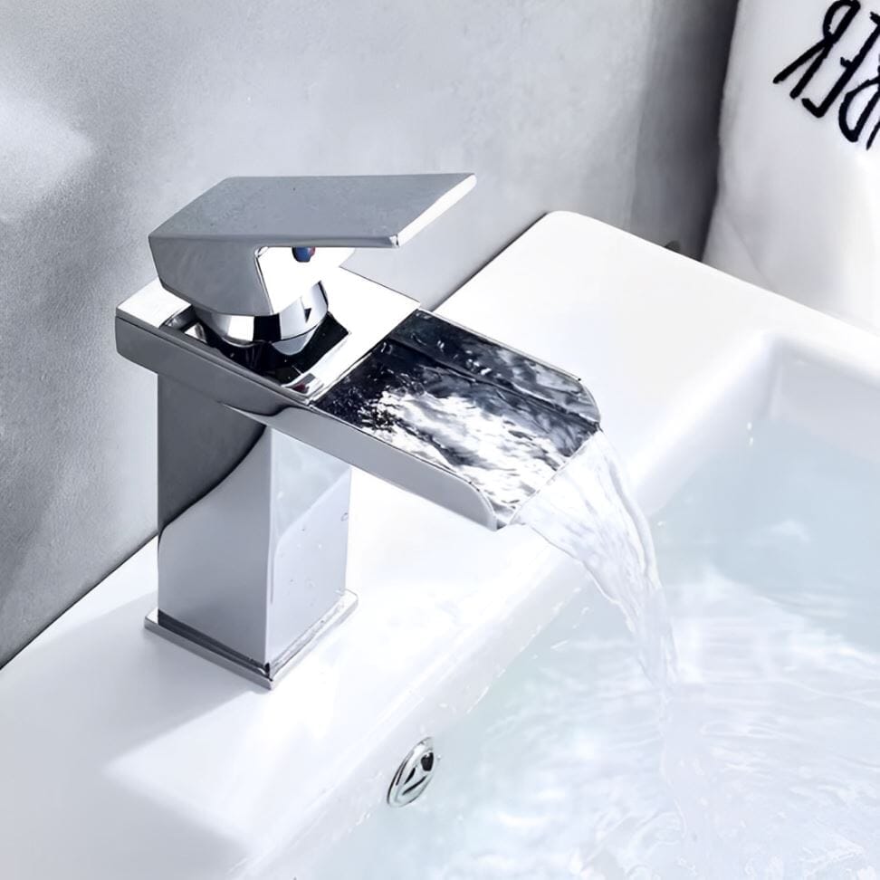 Torneira Minimalista Lift Inox - Monocomando para Lavabo ### Conceito Prata 