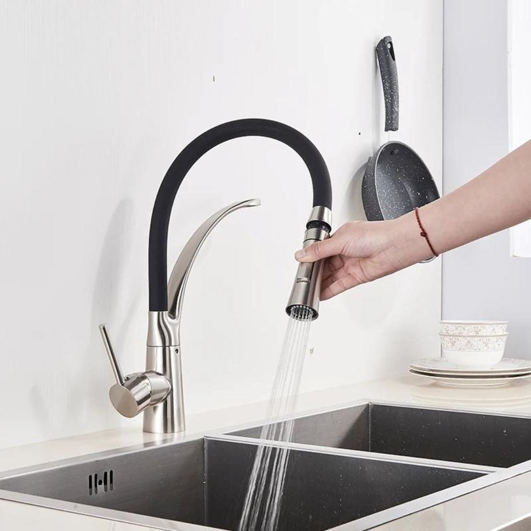 Torneira Móvel Chrome Pull Down ### Conceito 